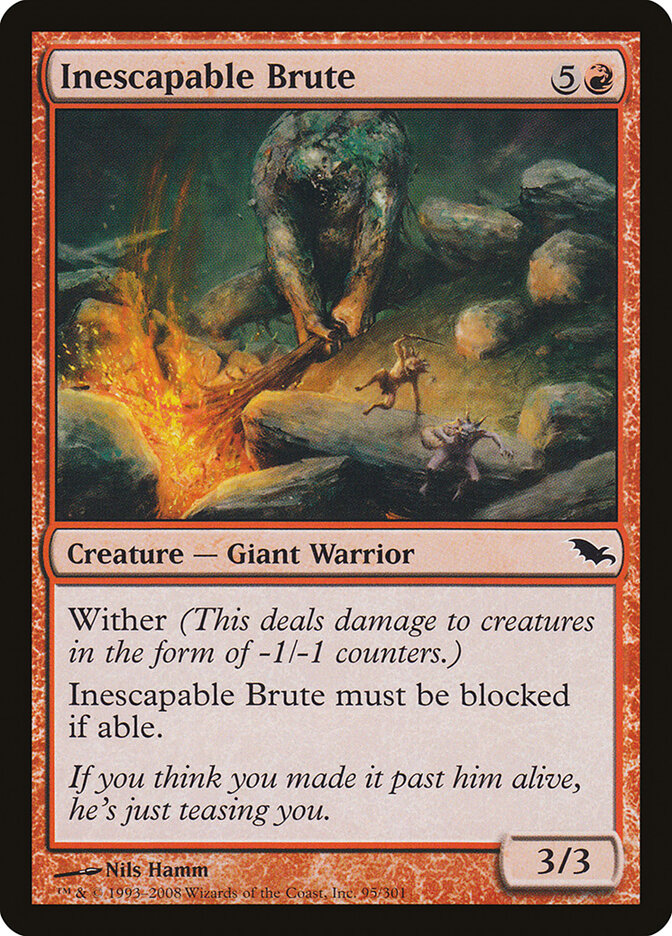 Inescapable Brute - carta Magic The Gathering