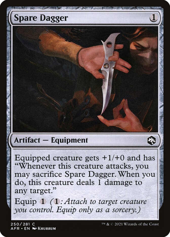 Spare Dagger - carta Magic The Gathering