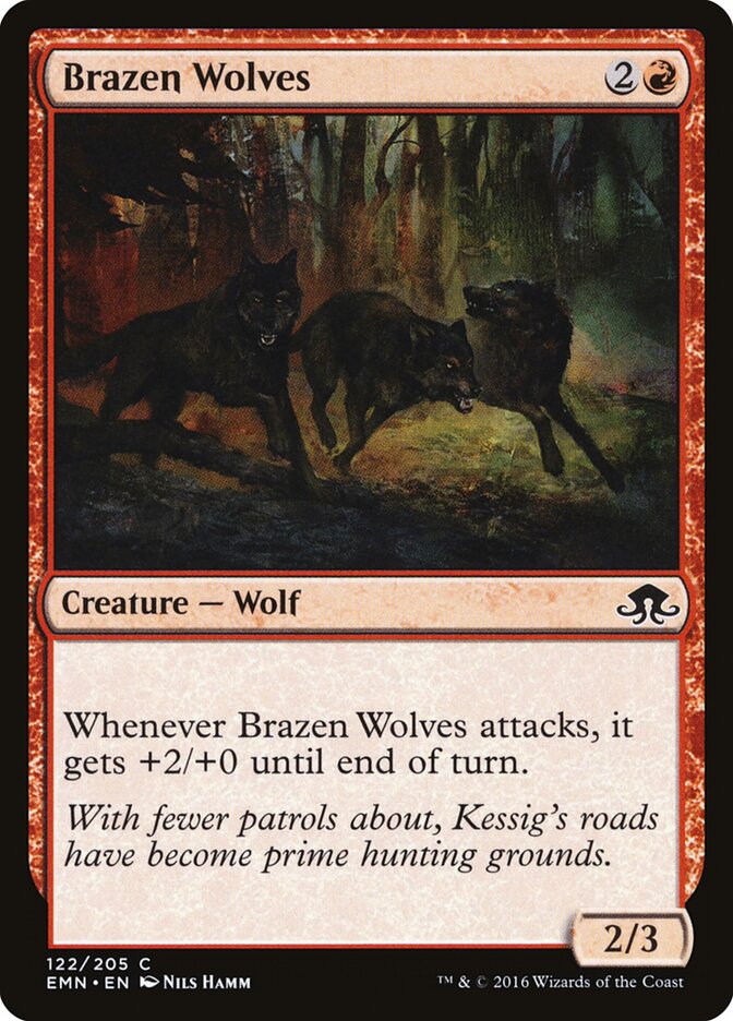 Brazen Wolves - carta Magic The Gathering