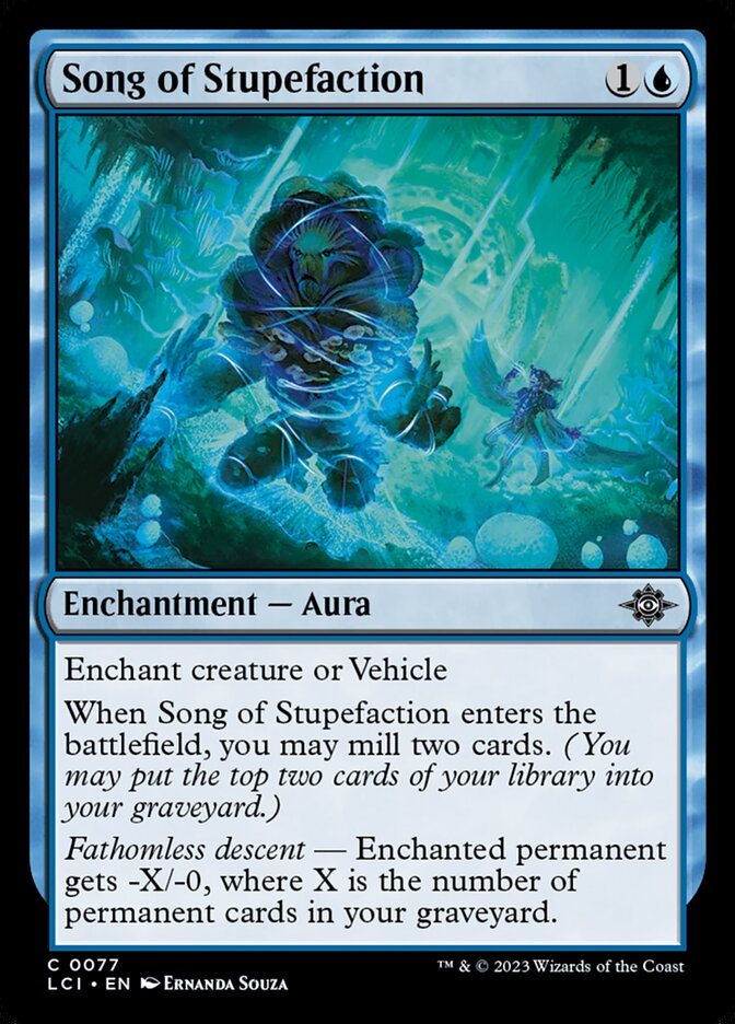 Song of Stupefaction - carta Magic The Gathering