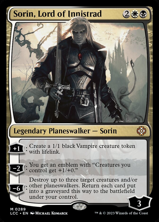 Sorin, Lord of Innistrad - carta Magic The Gathering