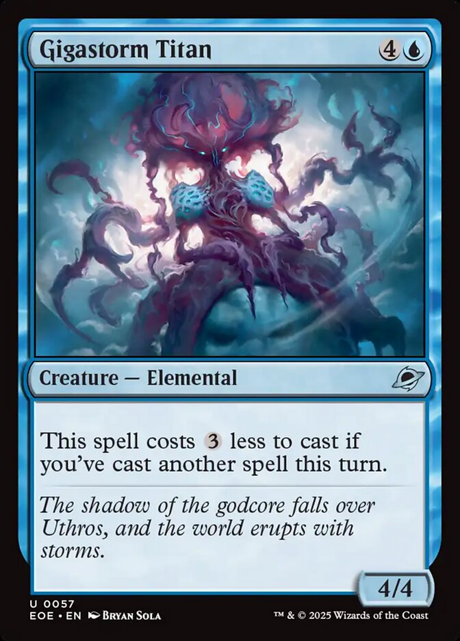 Gigastorm Titan - carta Magic The Gathering