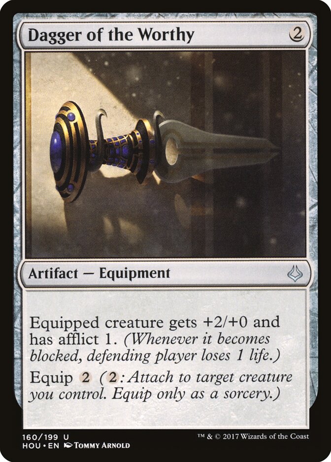 Dagger of the Worthy - carta Magic The Gathering