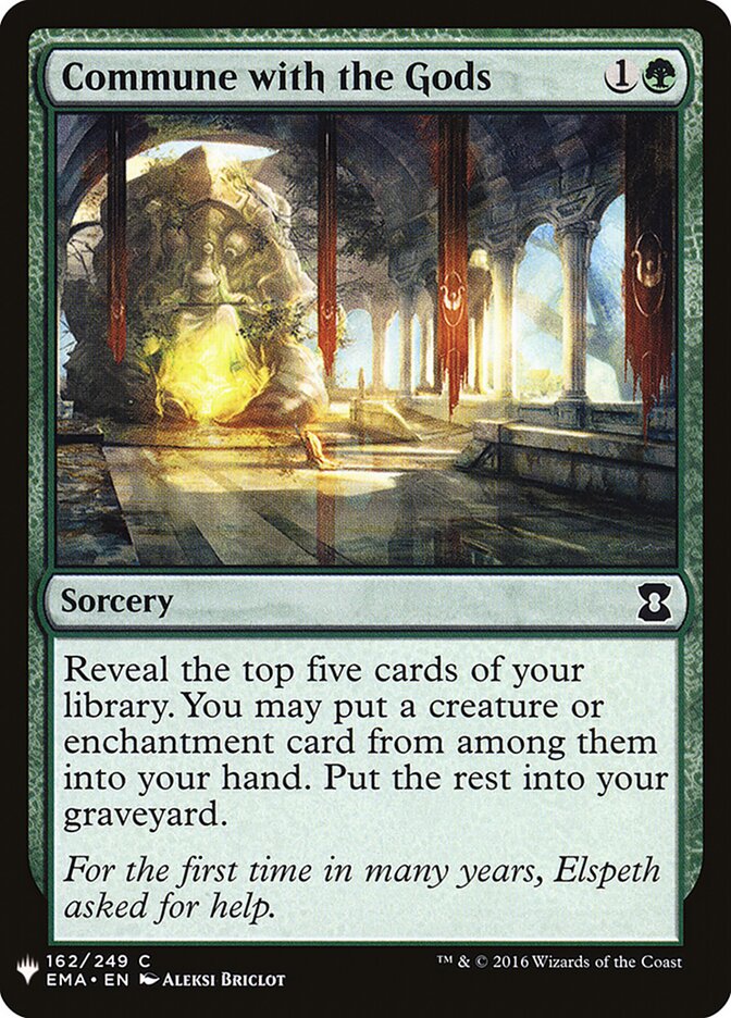 Commune with the Gods - carta Magic The Gathering