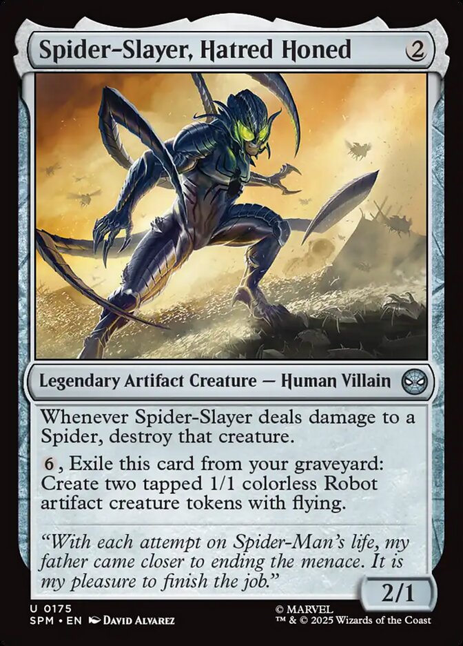 Spider-Slayer, Hatred Honed - carta Magic The Gathering