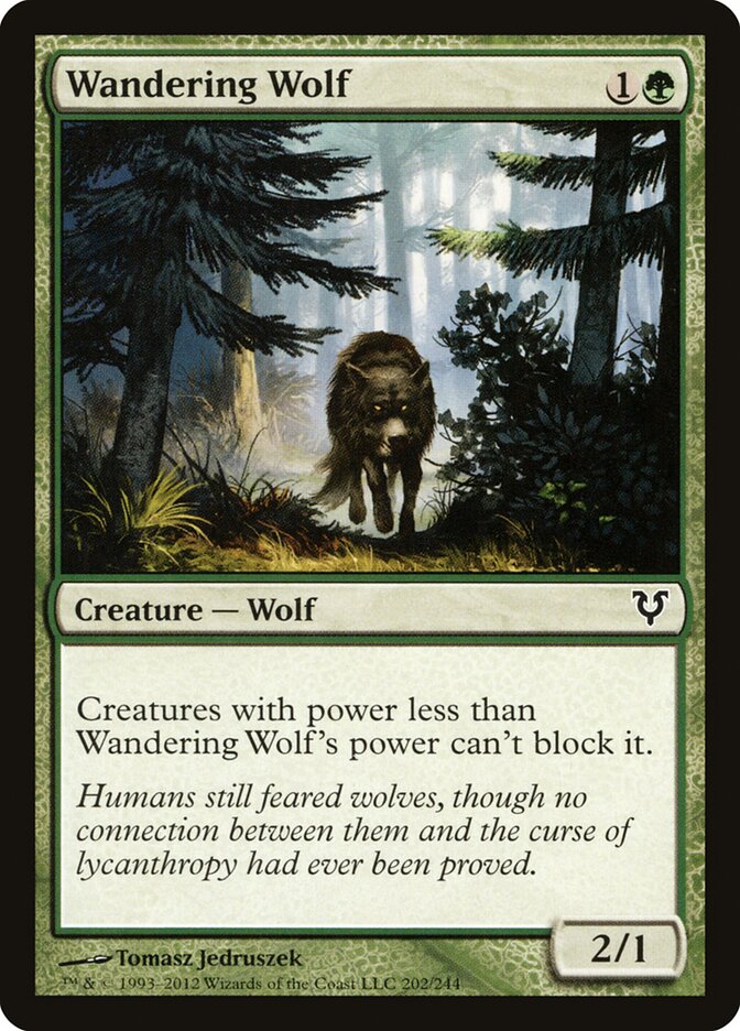 Wandering Wolf - carta Magic The Gathering