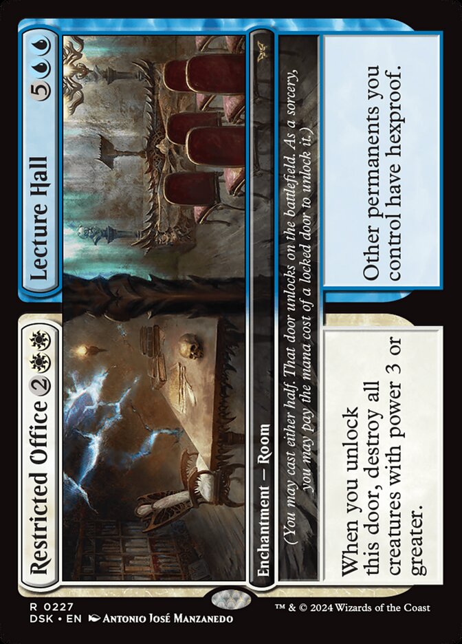 Restricted Office // Lecture Hall - carta Magic The Gathering