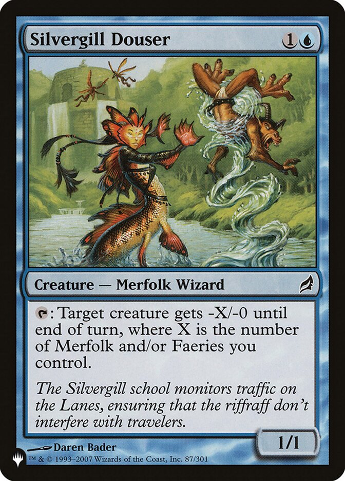 Silvergill Douser - carta Magic The Gathering