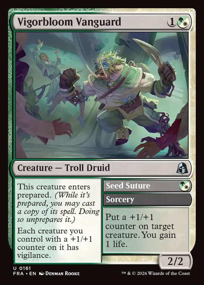 Vigorbloom Vanguard // Seed Suture - carta Magic The Gathering
