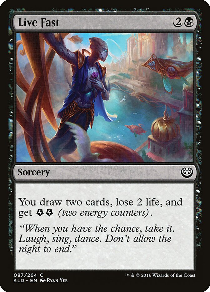 Live Fast - carta Magic The Gathering
