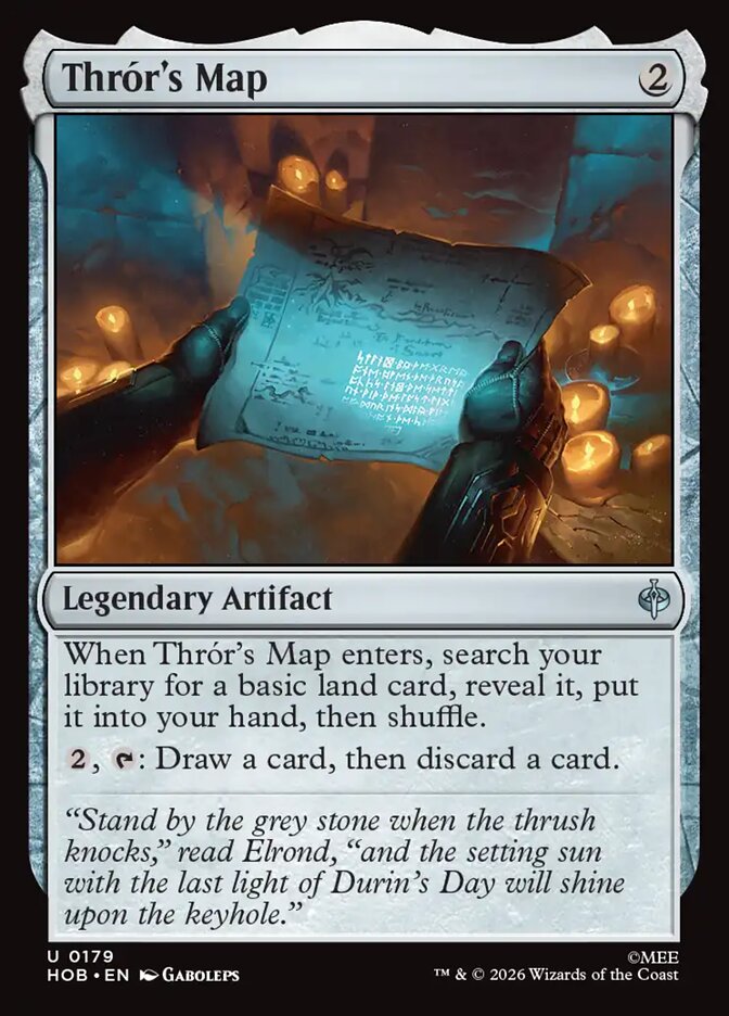 Thrór's Map - carta Magic The Gathering