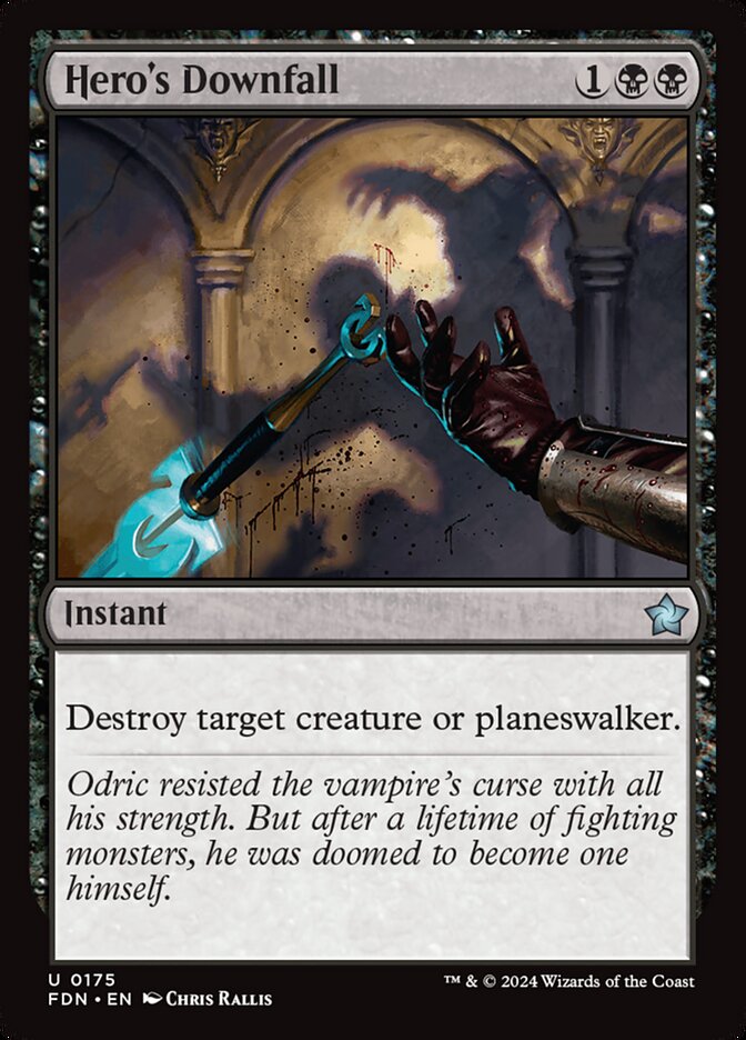 Hero's Downfall - carta Magic The Gathering