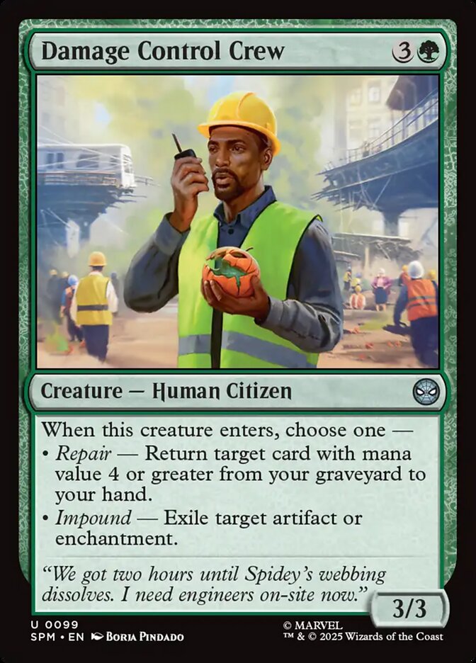 Damage Control Crew - carta Magic The Gathering