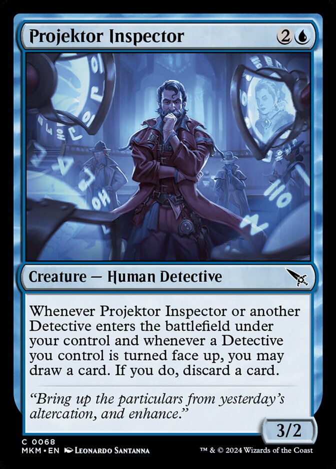 Projektor Inspector - carta Magic The Gathering