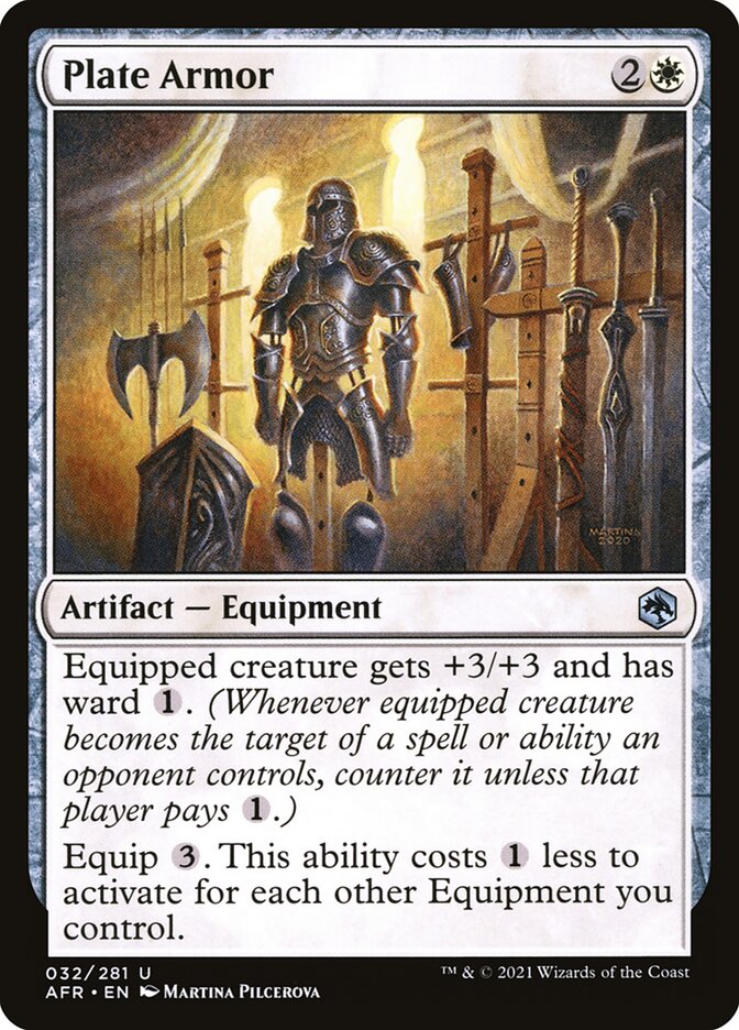 Plate Armor - carta Magic The Gathering