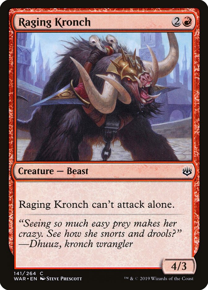 Raging Kronch - carta Magic The Gathering