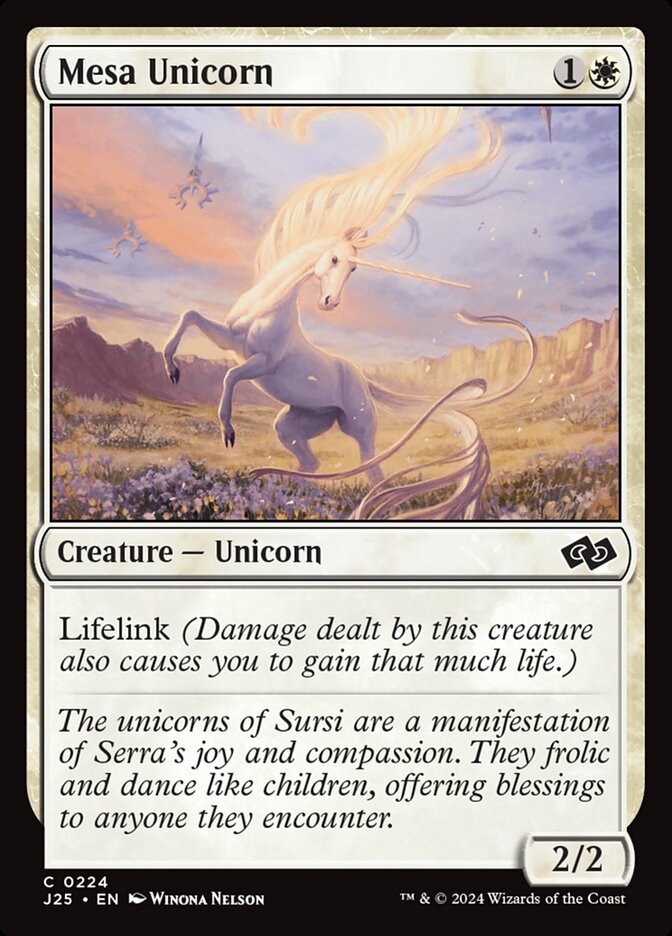 Mesa Unicorn - carta Magic The Gathering