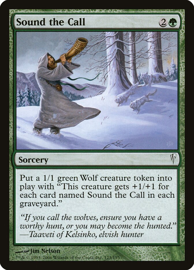 Sound the Call - carta Magic The Gathering