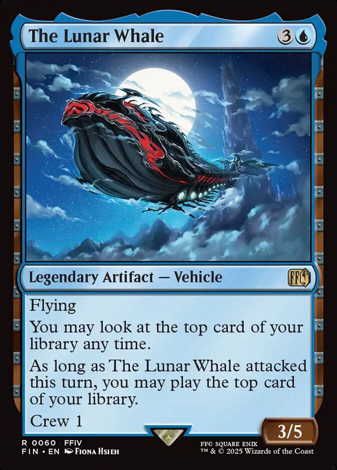 The Lunar Whale - carta Magic The Gathering