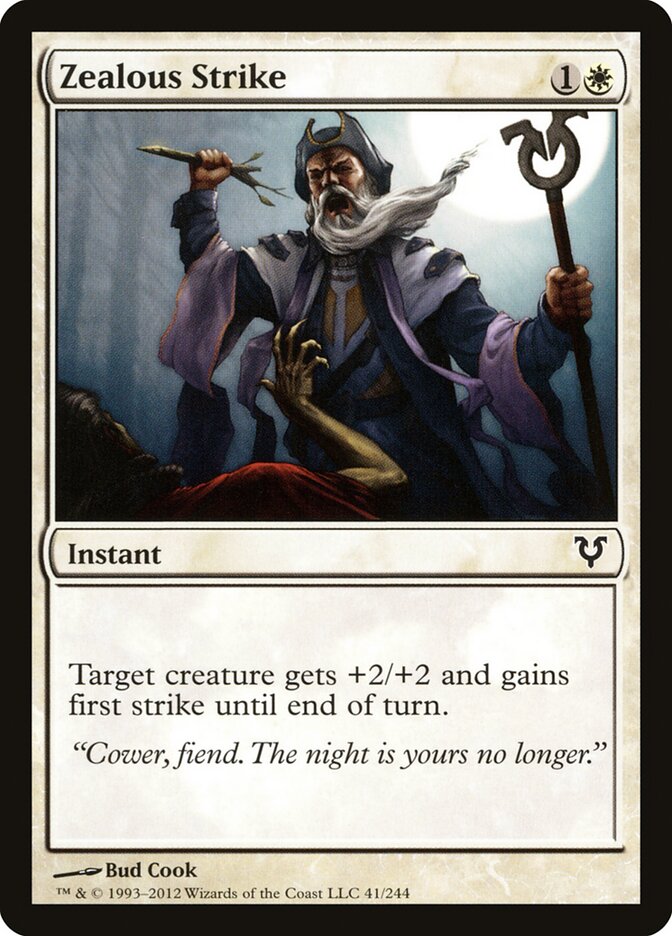 Zealous Strike - carta Magic The Gathering