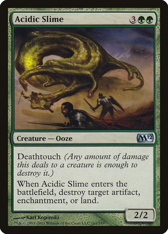 Acidic Slime - carta Magic The Gathering