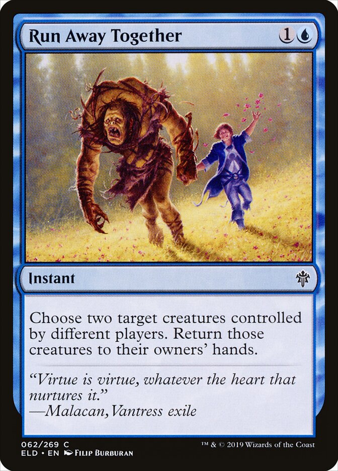 Run Away Together - carta Magic The Gathering