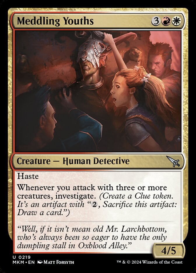 Meddling Youths - carta Magic The Gathering