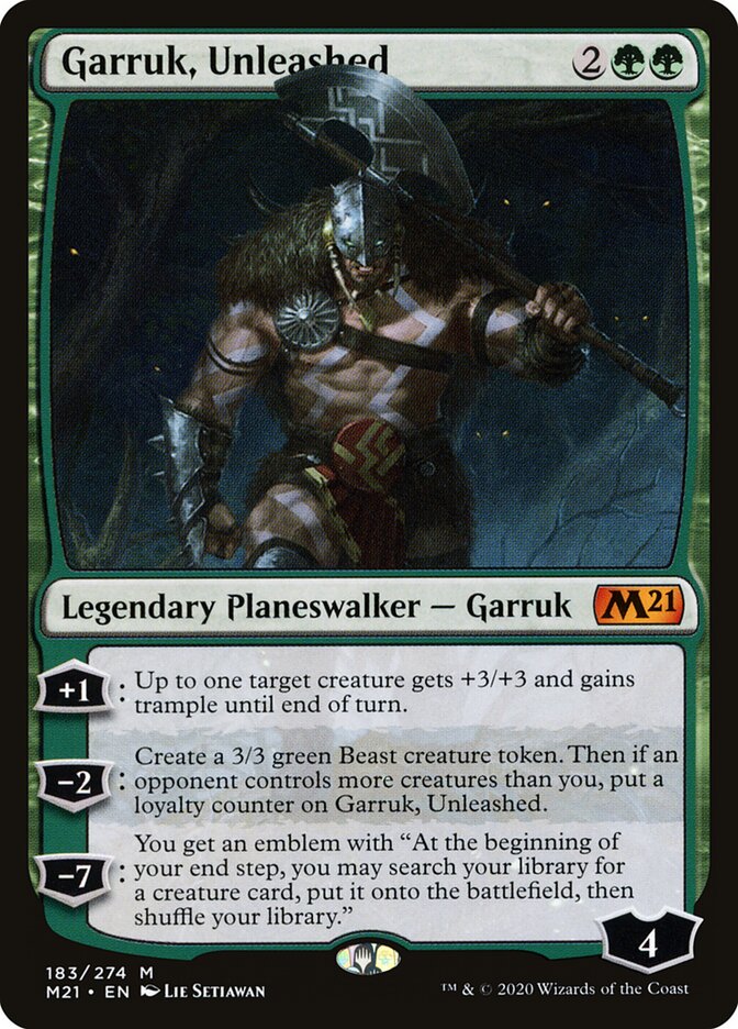 Garruk, Unleashed - carta Magic The Gathering