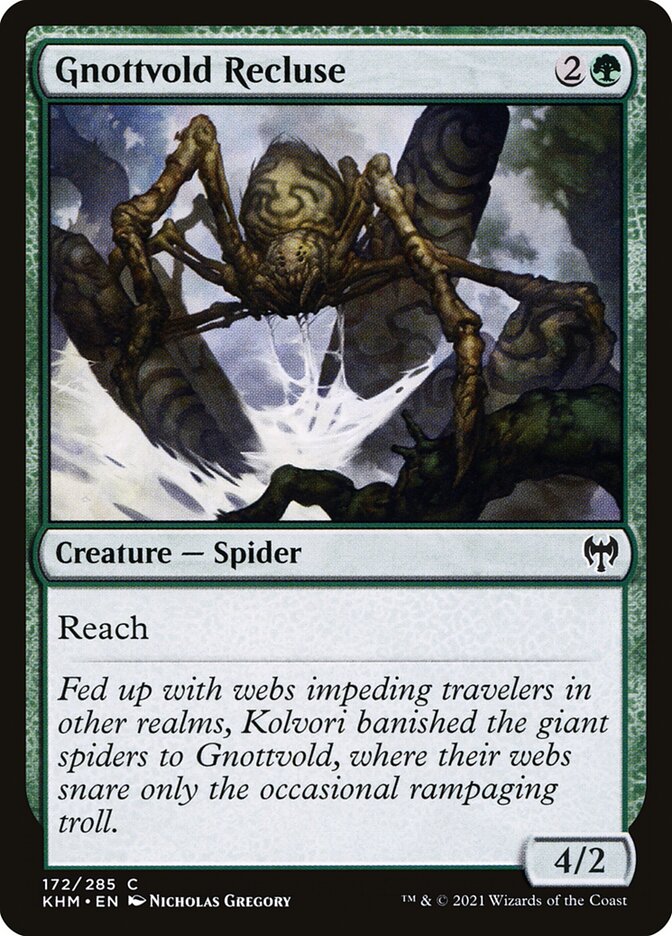 Gnottvold Recluse - carta Magic The Gathering
