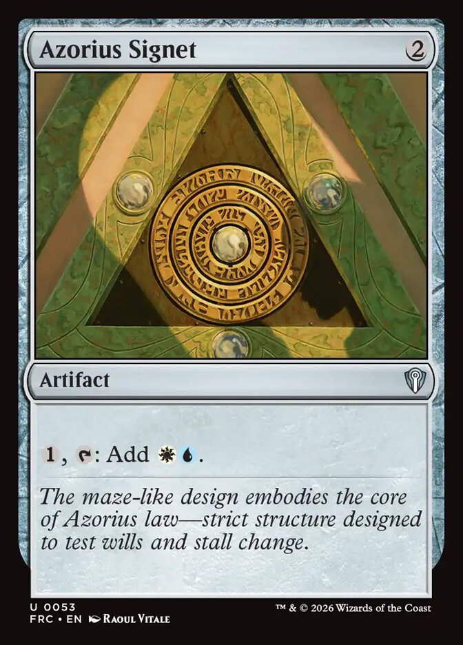 Azorius Signet - carta Magic The Gathering