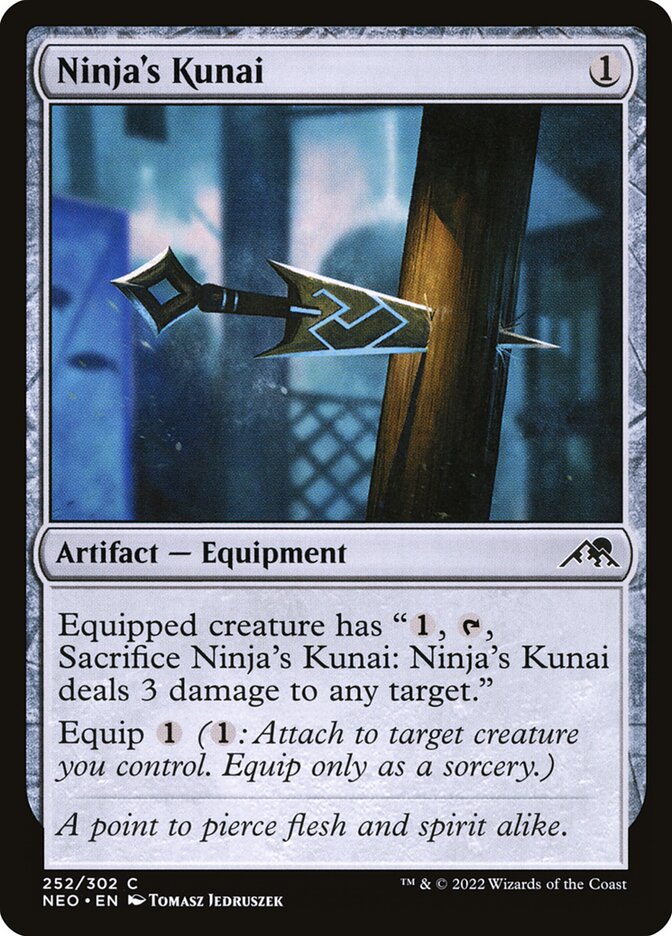 Ninja's Kunai - carta Magic The Gathering