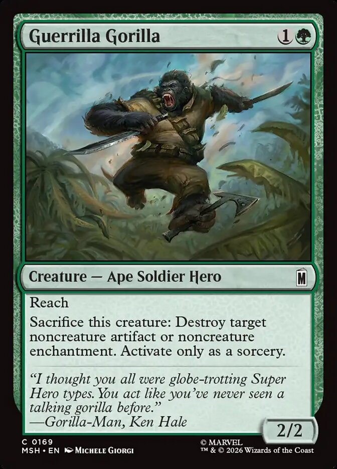 Guerrilla Gorilla - carta Magic The Gathering