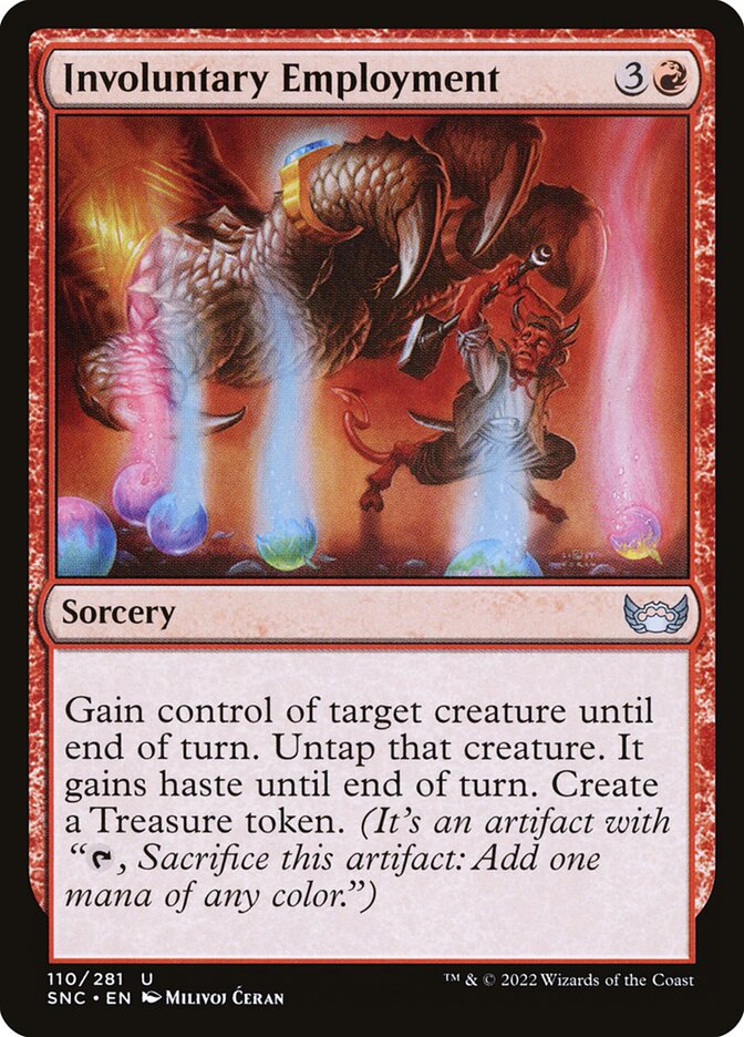 Involuntary Employment - carta Magic The Gathering