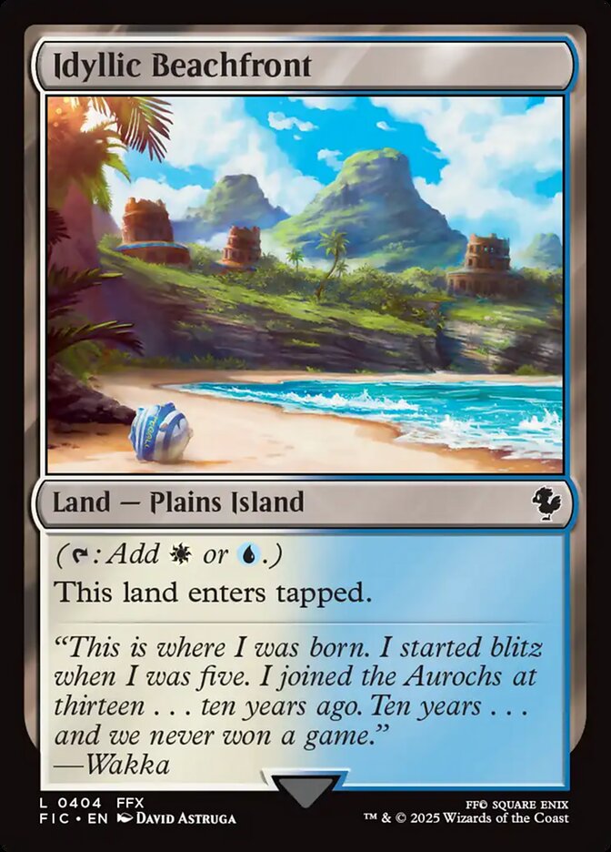 Idyllic Beachfront - carta Magic The Gathering