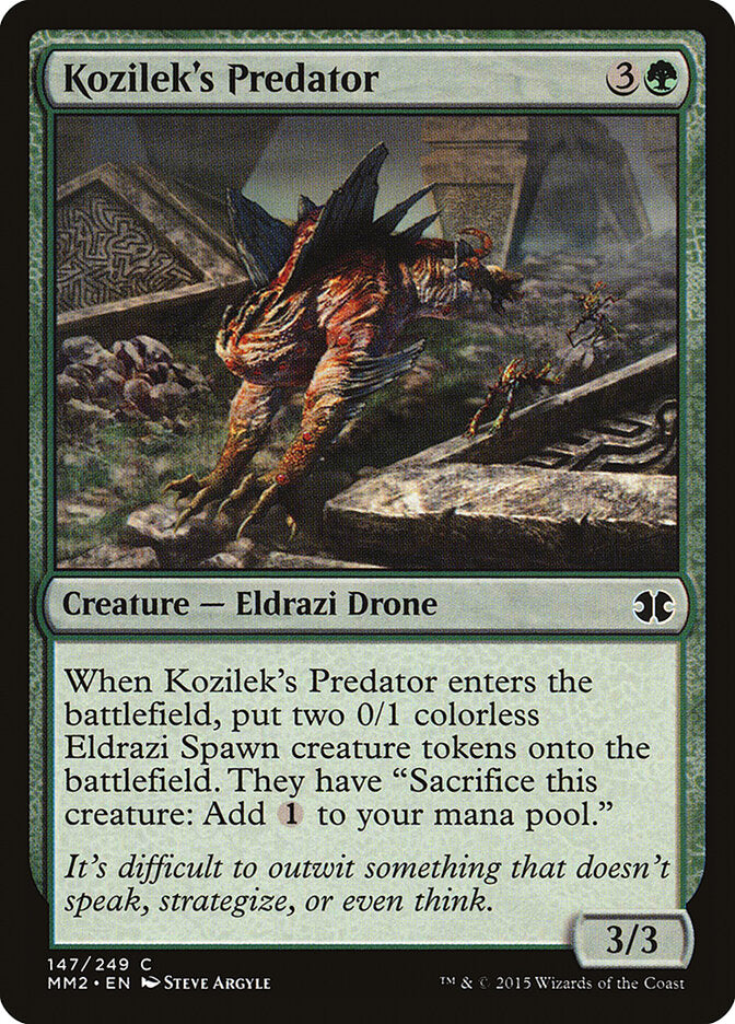 Kozilek's Predator - carta Magic The Gathering