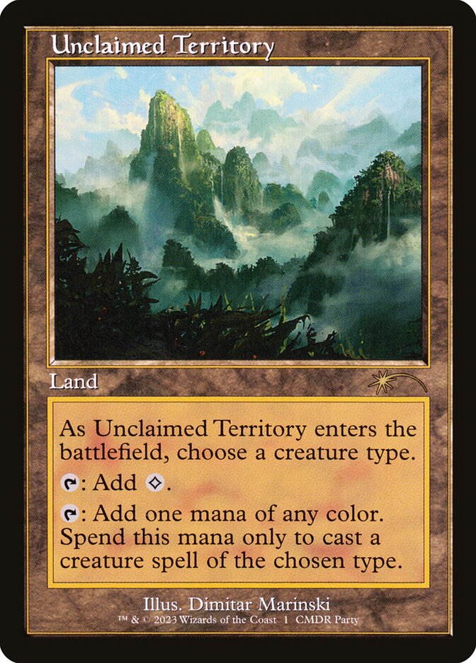 Unclaimed Territory - carta Magic The Gathering