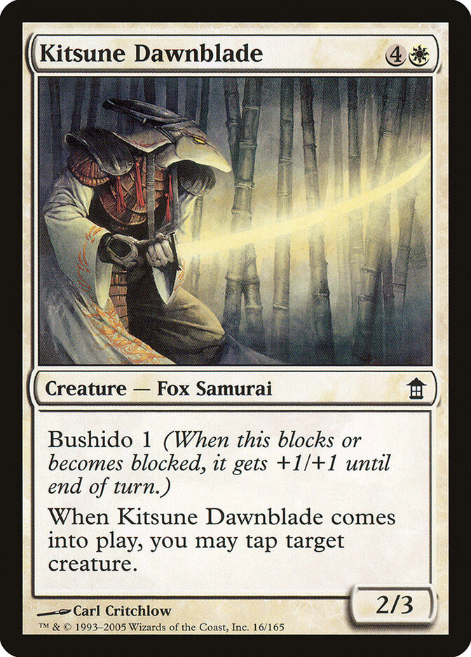 Kitsune Dawnblade - carta Magic The Gathering