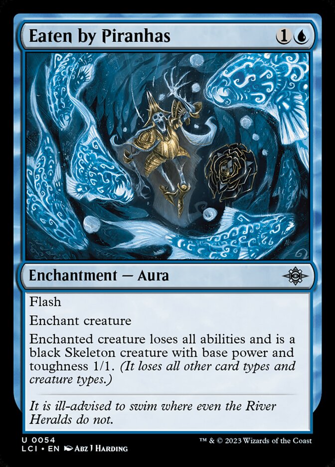 Eaten by Piranhas - carta Magic The Gathering