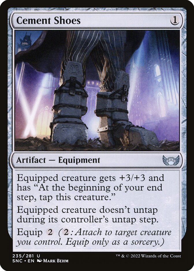 Cement Shoes - carta Magic The Gathering
