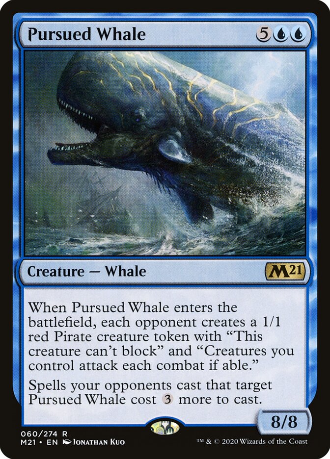 Pursued Whale - carta Magic The Gathering