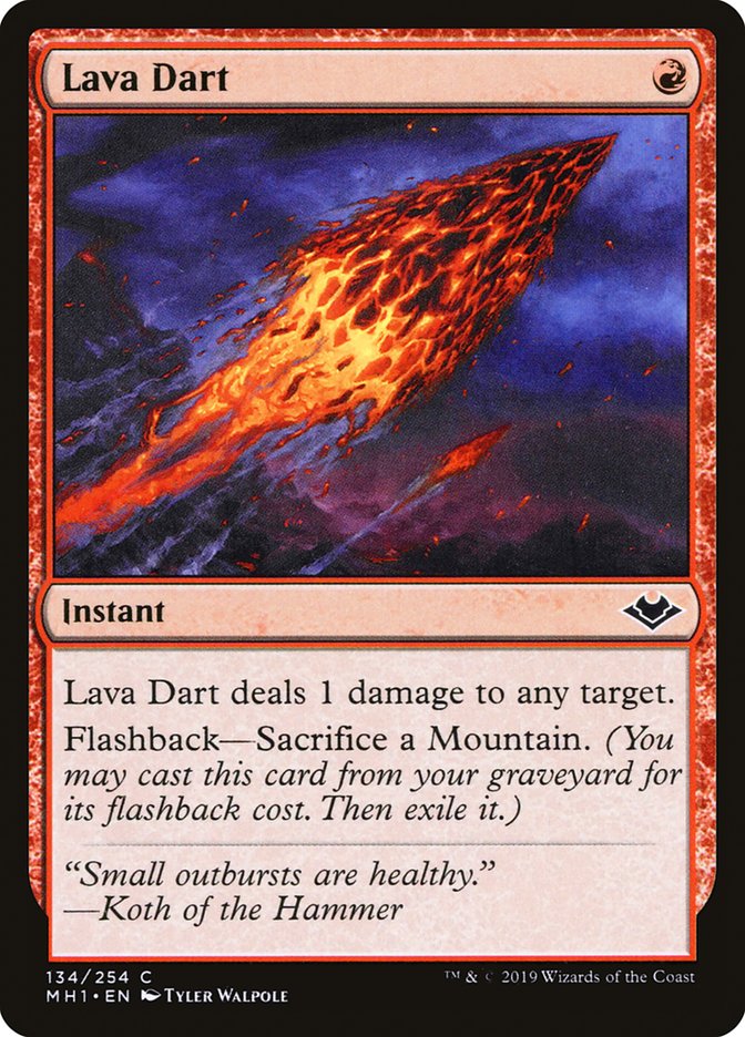 Lava Dart - carta Magic The Gathering