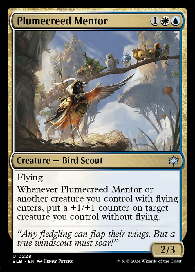 Plumecreed Mentor - carta Magic The Gathering