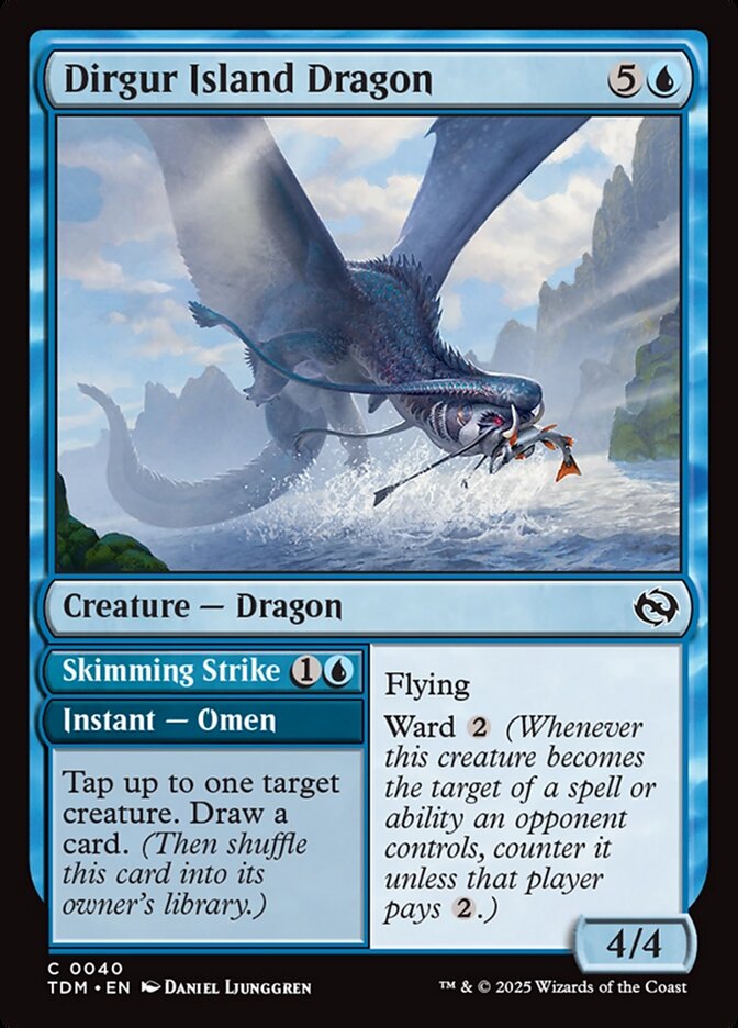 Dirgur Island Dragon // Skimming Strike - carta Magic The Gathering