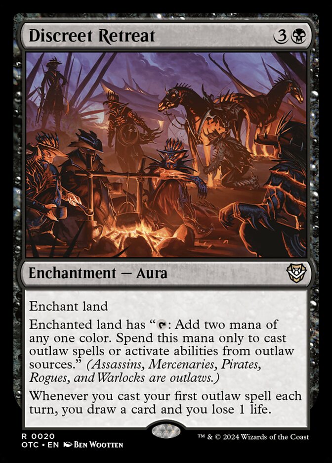 Discreet Retreat - carta Magic The Gathering