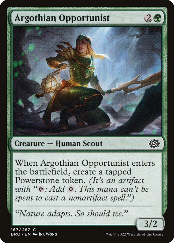 Argothian Opportunist - carta Magic The Gathering