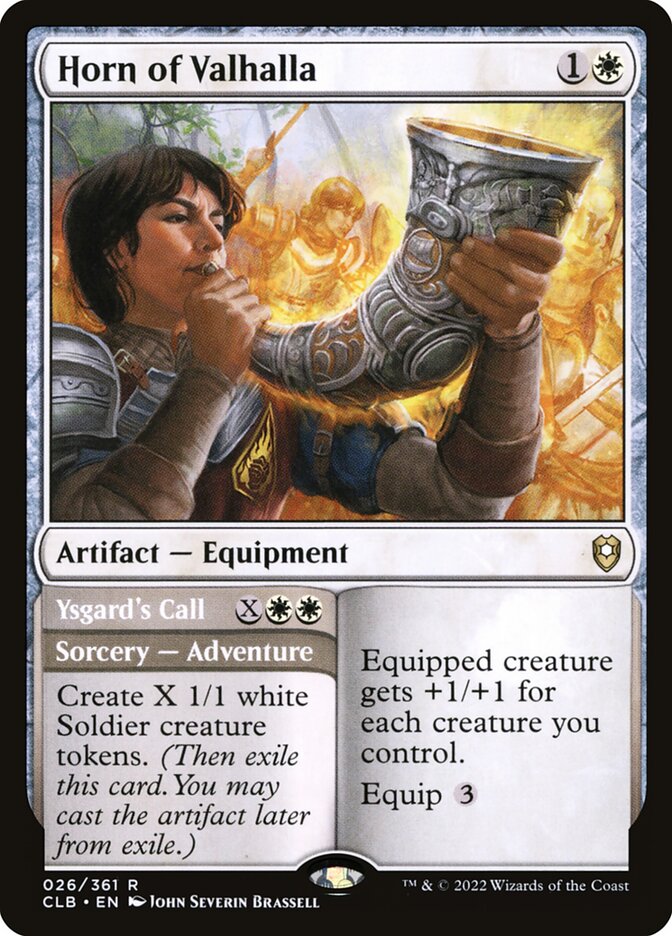 Horn of Valhalla // Ysgard's Call - carta Magic The Gathering