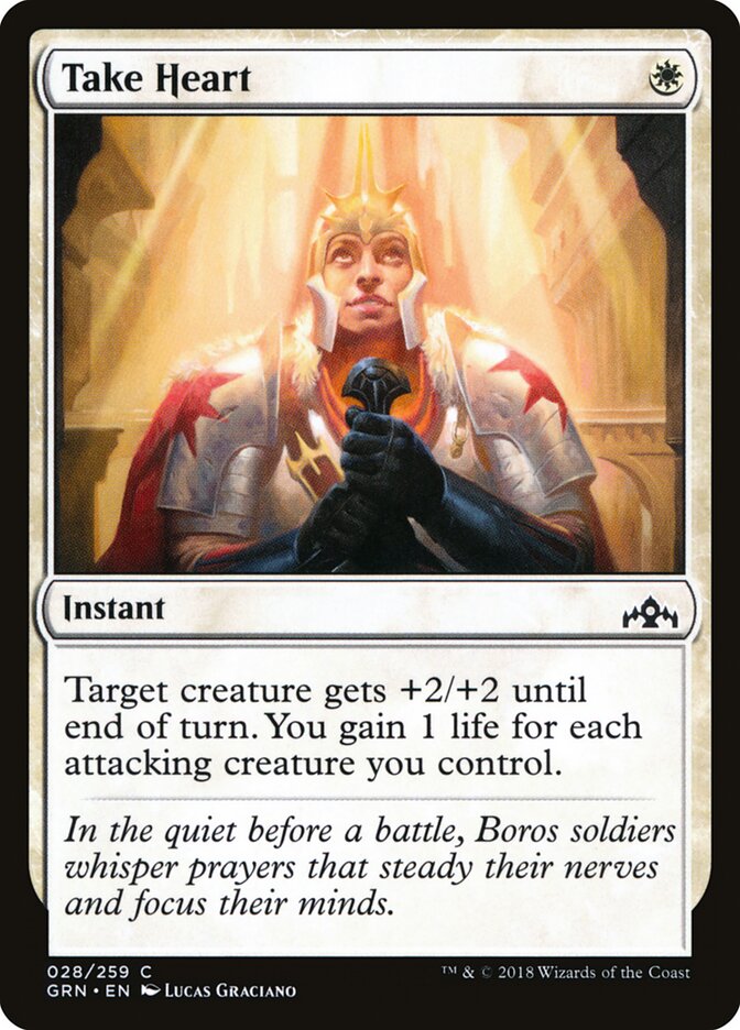 Take Heart - carta Magic The Gathering