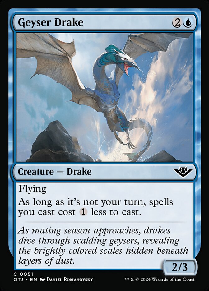 Geyser Drake - carta Magic The Gathering
