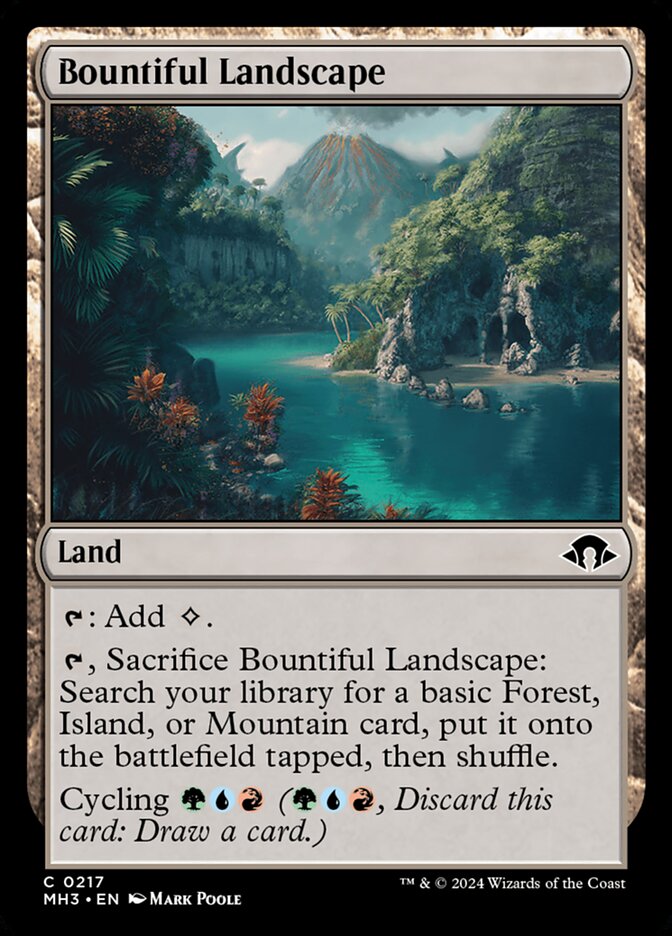 Bountiful Landscape - carta Magic The Gathering