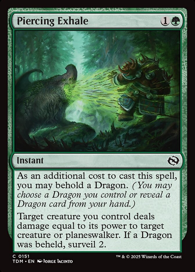 Piercing Exhale - carta Magic The Gathering